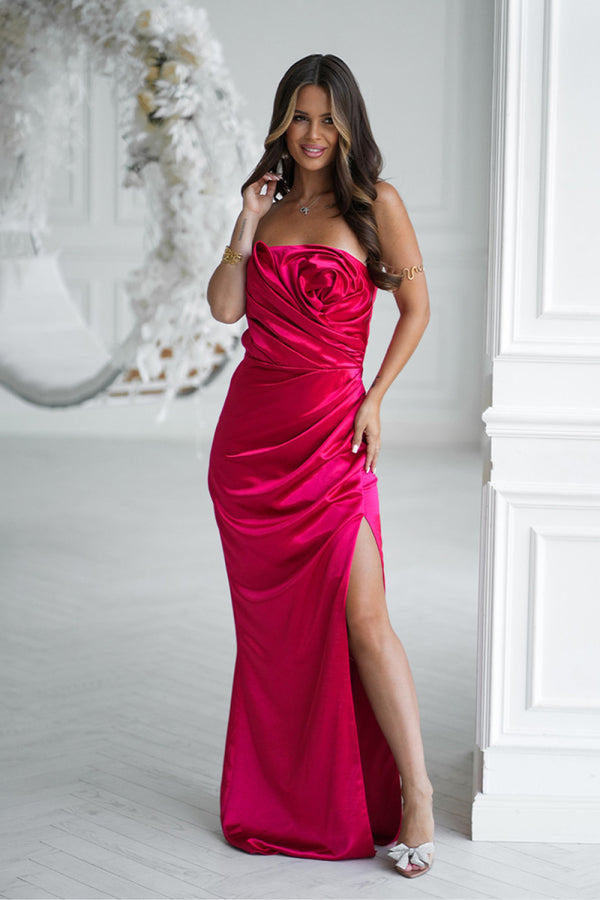 Robe femme Bicotone Longue Longue — rouge