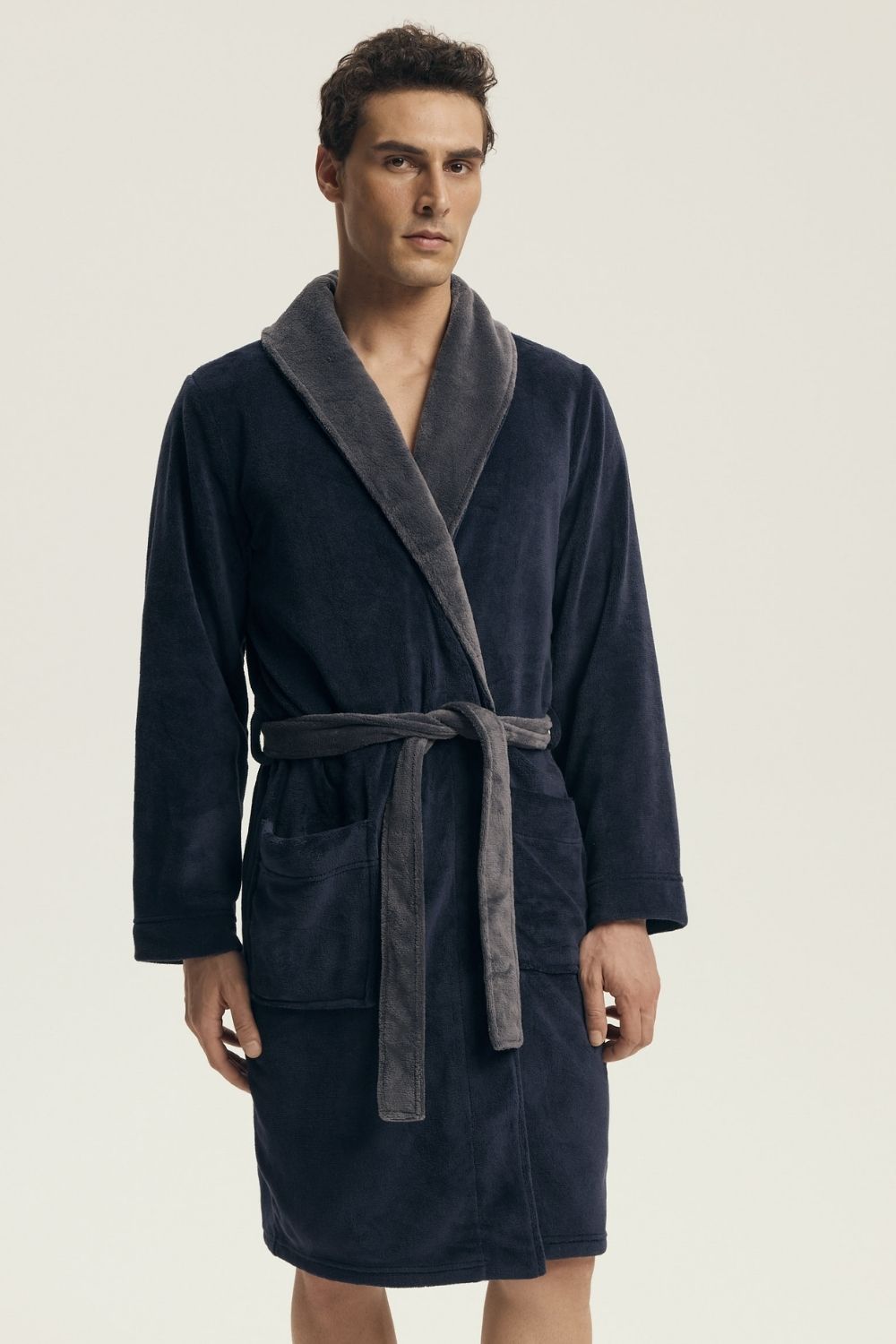 Robe homme Henderson Peignoir Peignoir — bleu marine