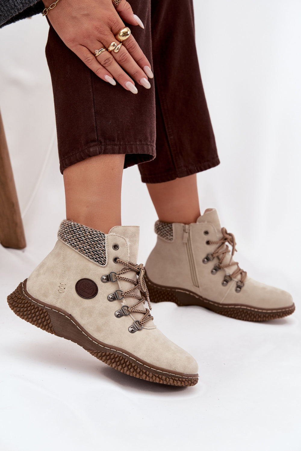 Bottes femme Step in style Trappeur Trappeur — beige