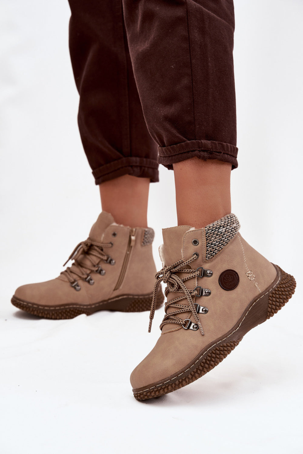 Bottes femme Step in style Trappeur Trappeur — beige