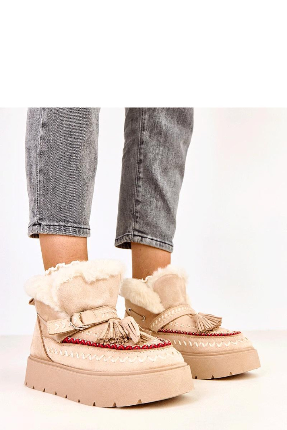 Bottes femme Solea De Neige De — beige