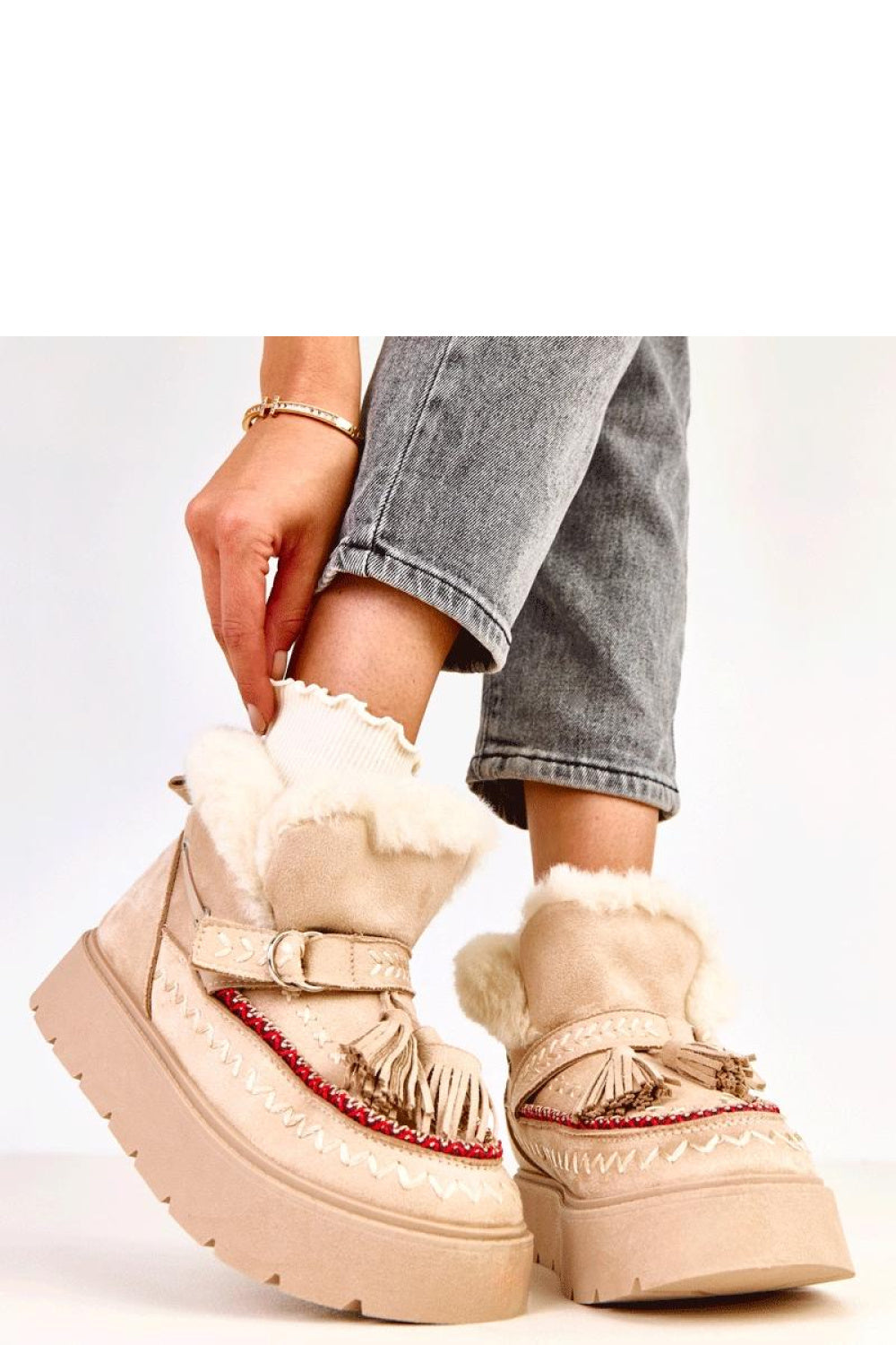Bottes femme Solea De Neige De — beige