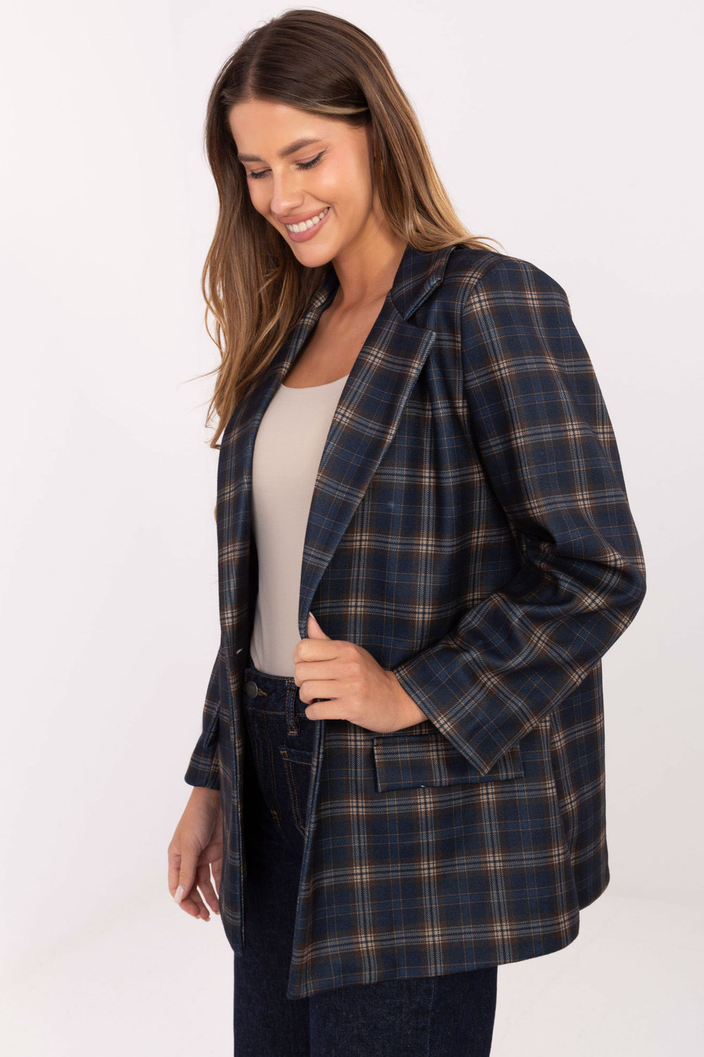 Veste femme Italy Moda — bleu marine