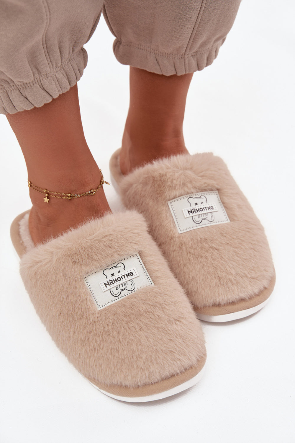 Pantalon femme Step in style Pantoufles Pantoufles — beige