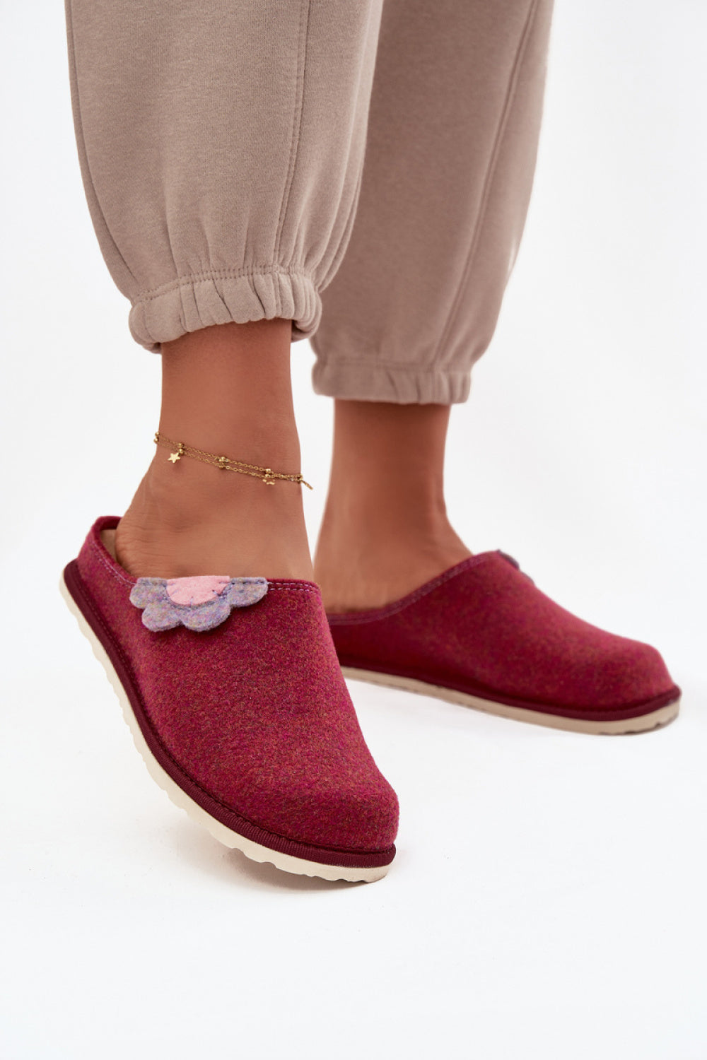 Pantalon femme Step in style Pantoufles Pantoufles — rosé