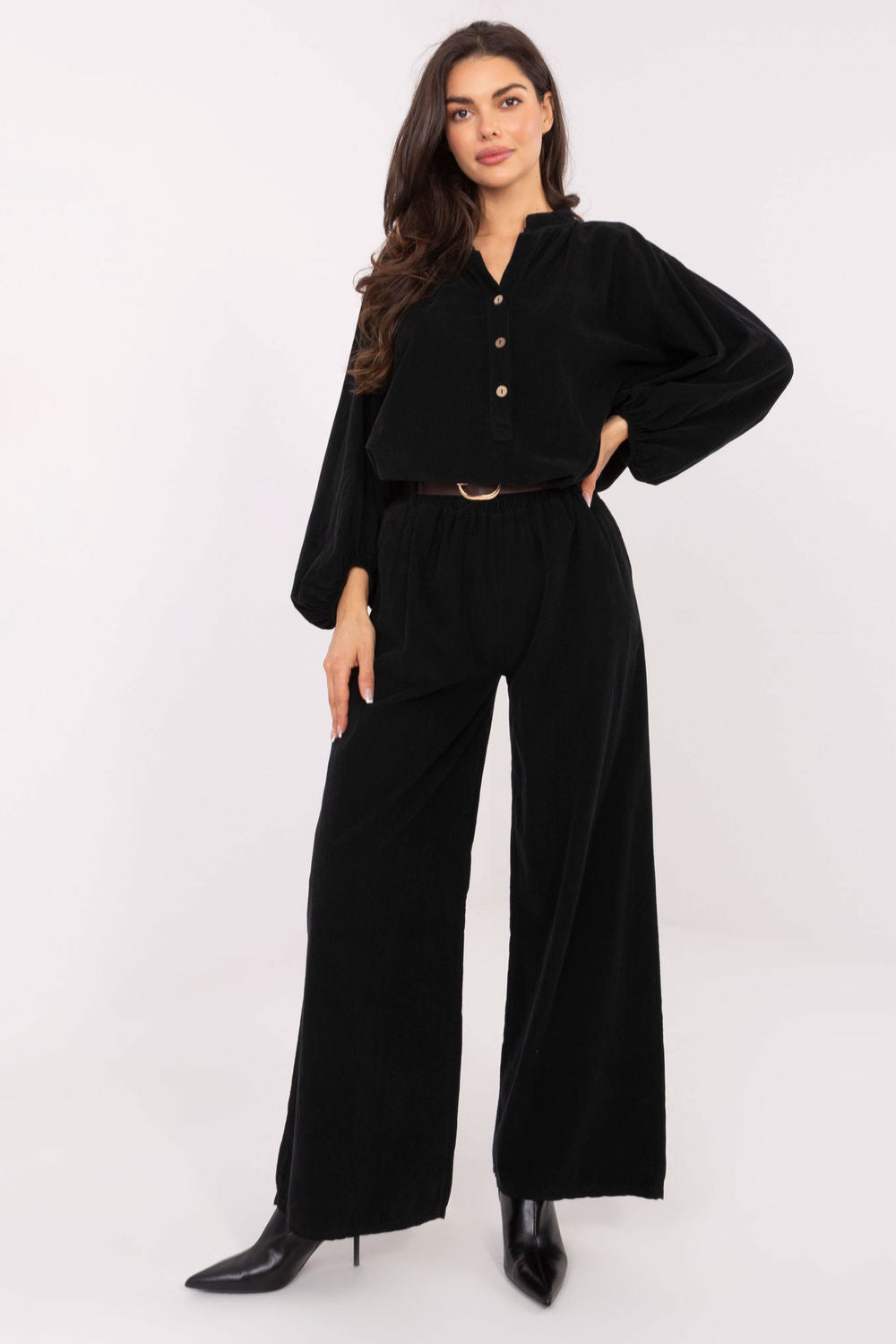 Blouse femme Italy Moda Chemisier Chemisier — noir