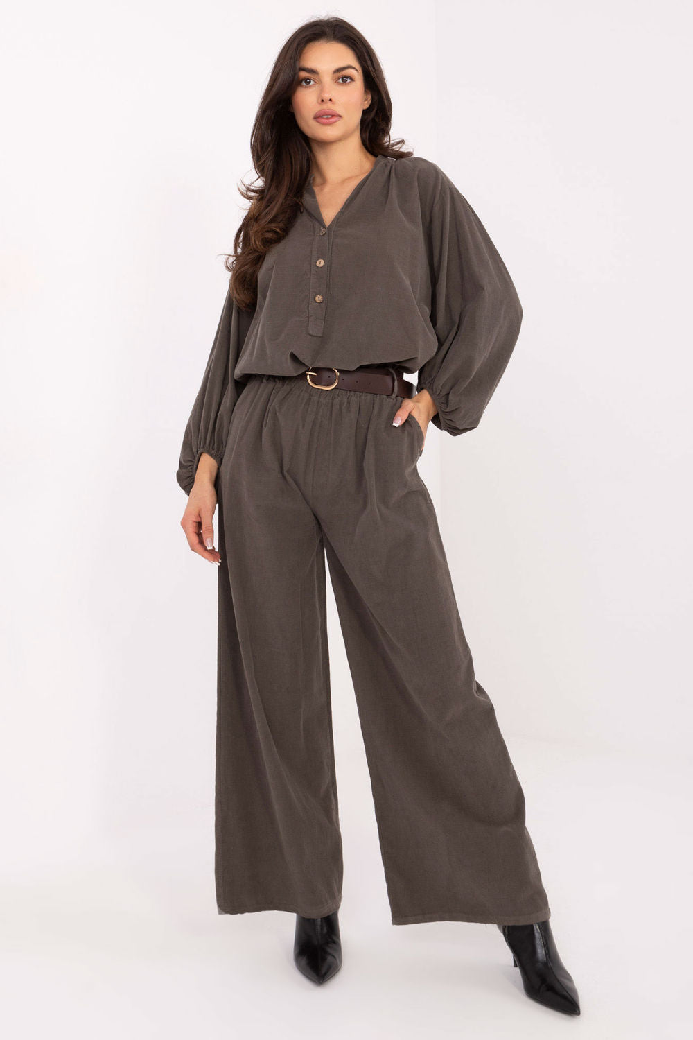Blouse femme Italy Moda Chemisier Chemisier — vert