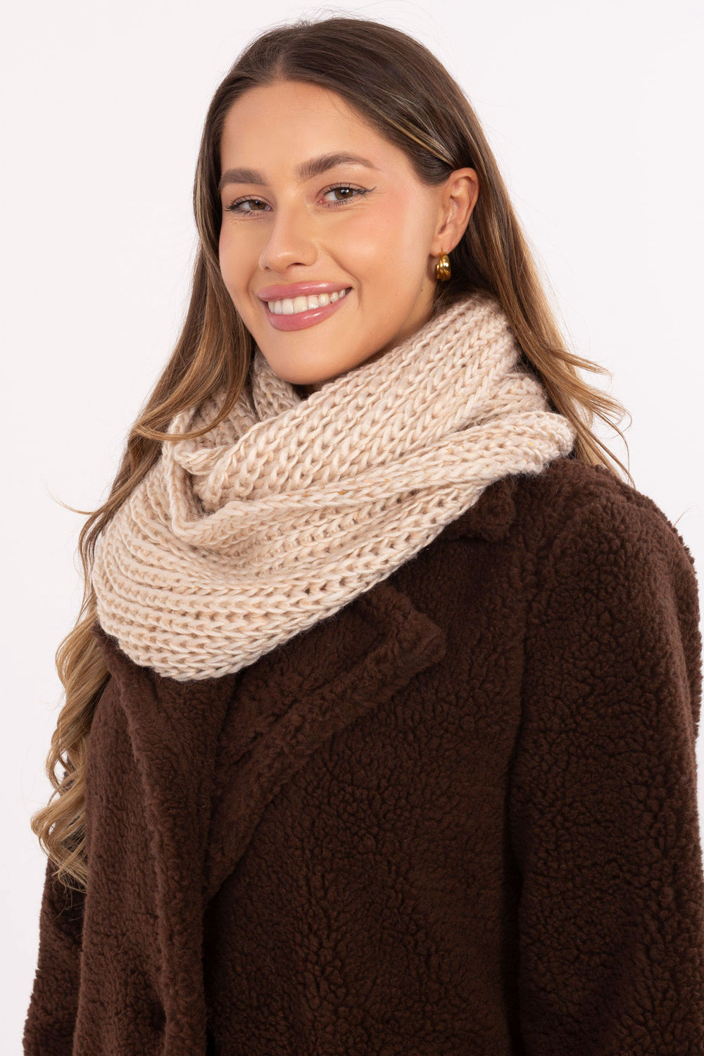 Infinity Écharpe femme AT — beige