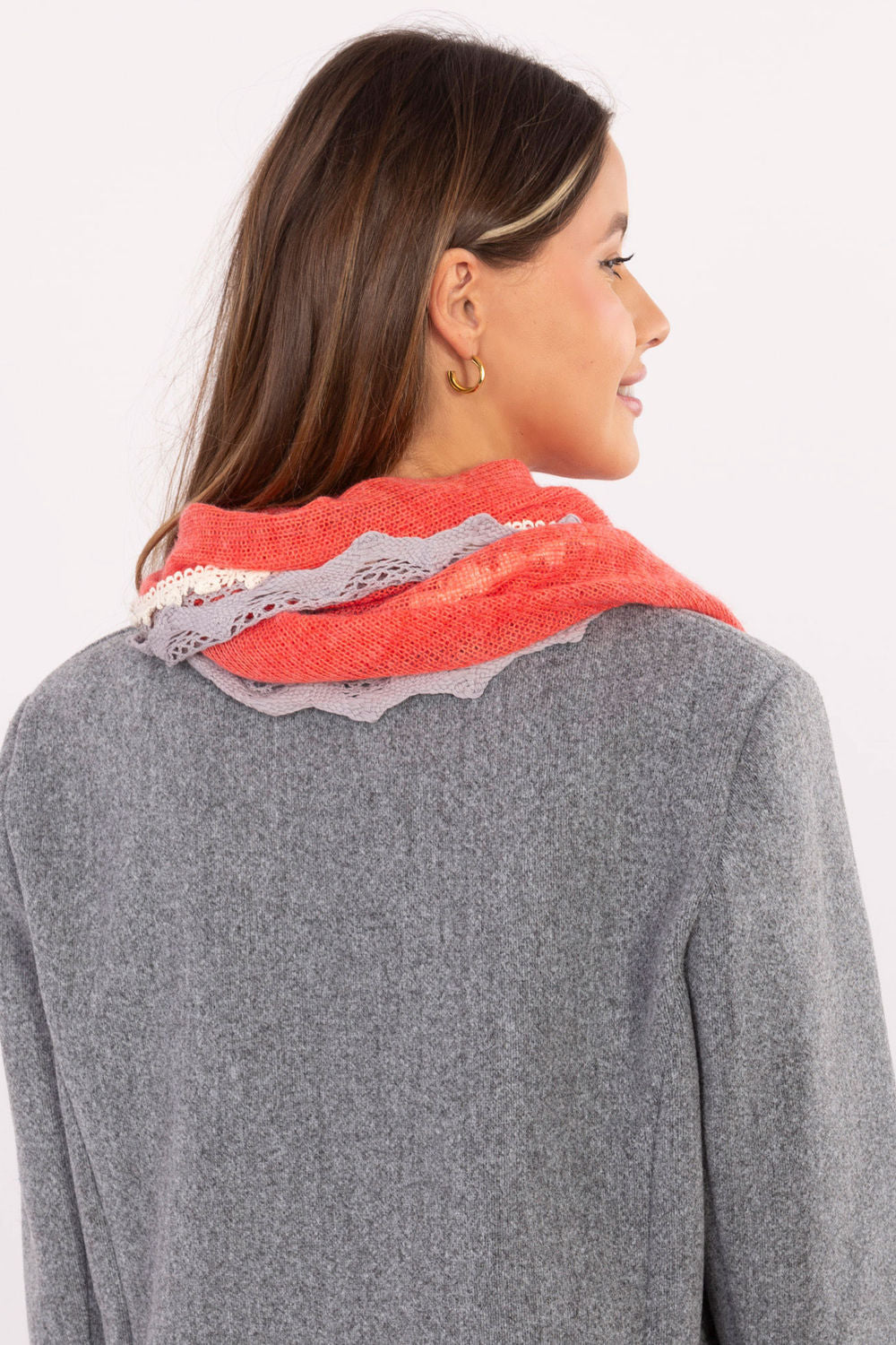 Foulard femme AT — rouge