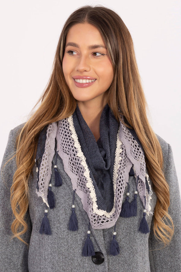 Foulard femme AT — bleu