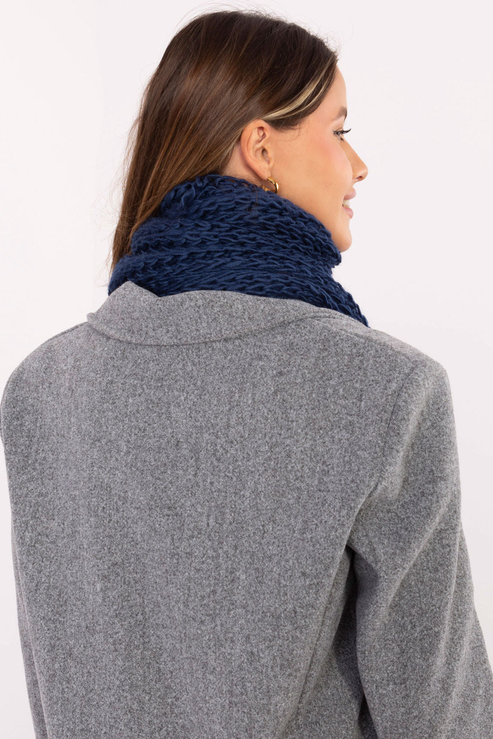 Châle femme AT — bleu marine