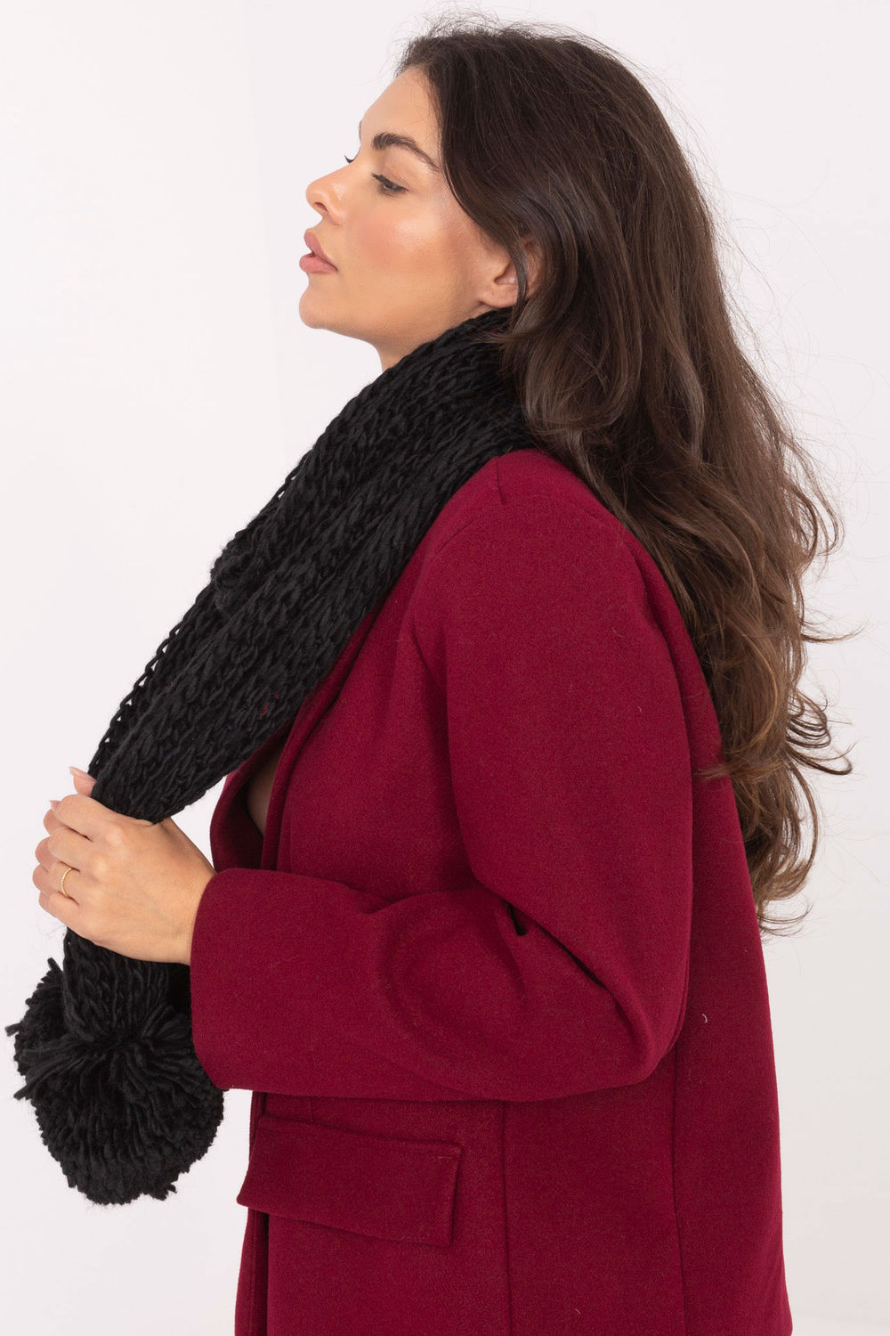 Châle femme AT — noir