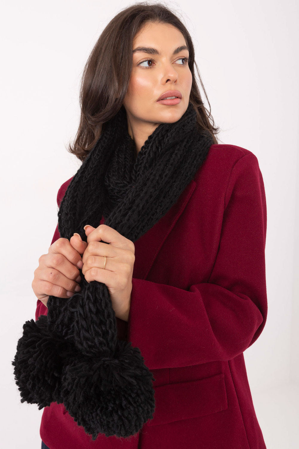 Châle femme AT — noir