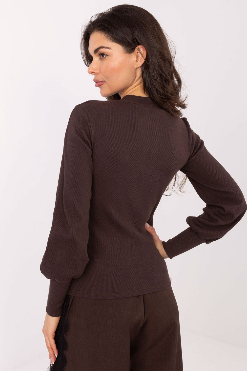 Blouse femme Rue Paris Chemisier Chemisier — brun