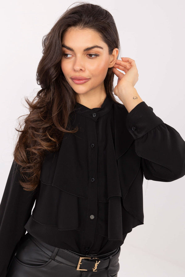Blouse femme Rue Paris — noir