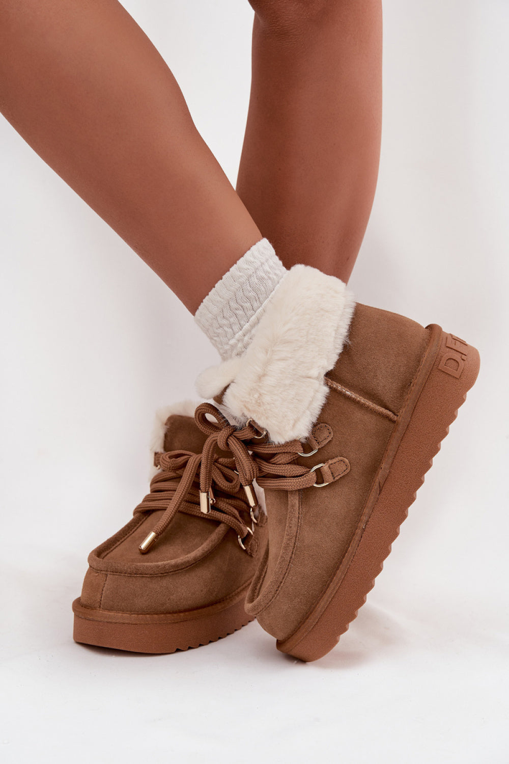 Bottes femme Step in style De Neige De — brun