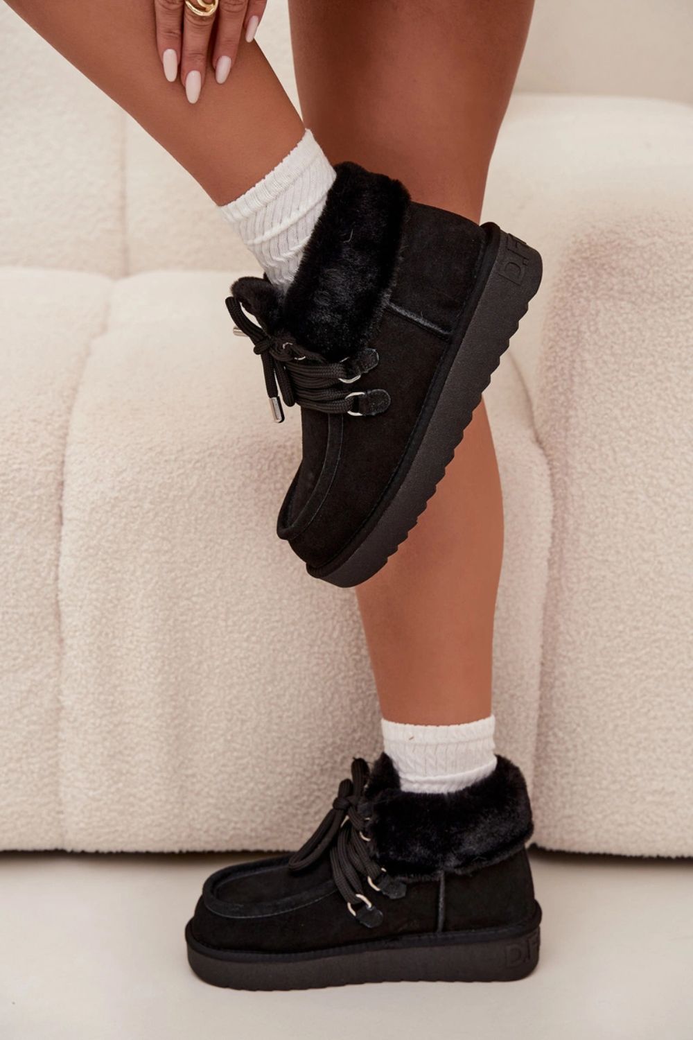 Bottes femme Step in style De Neige De — noir