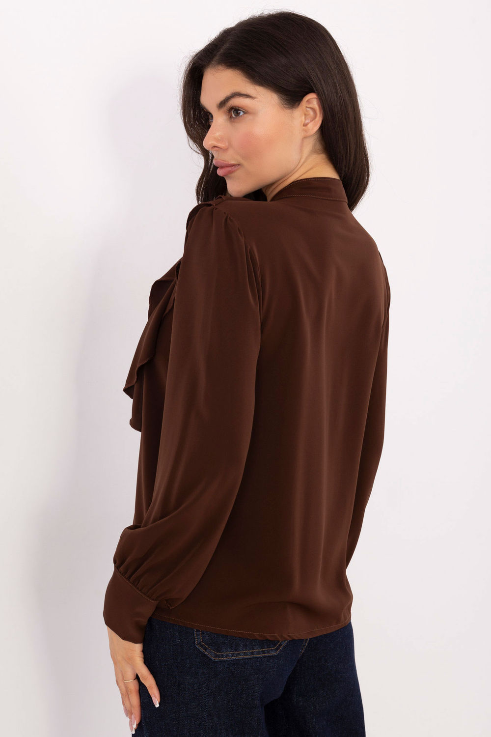 Blouse femme Rue Paris — brun
