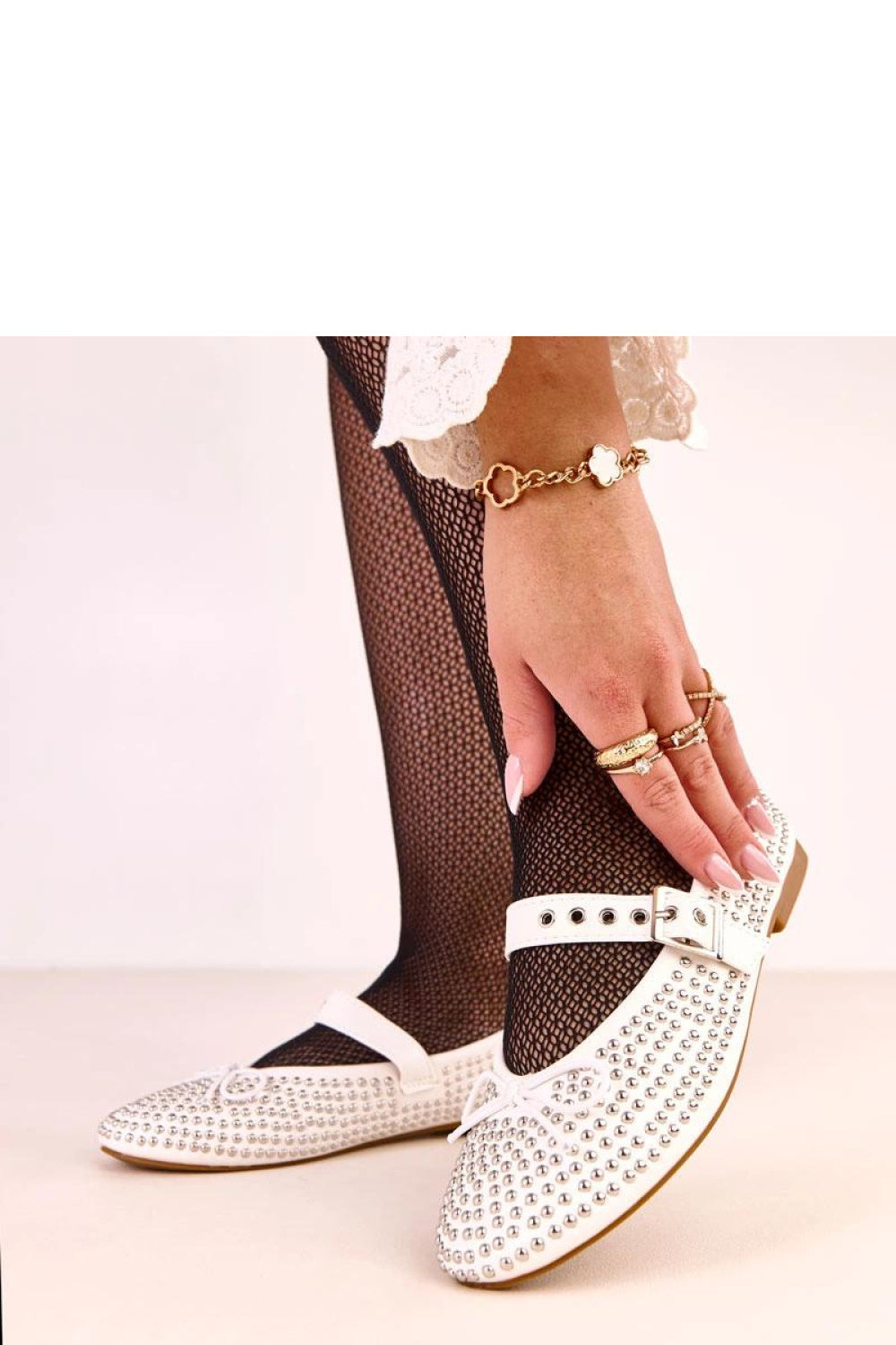 Ballerine femme Solea — blanc