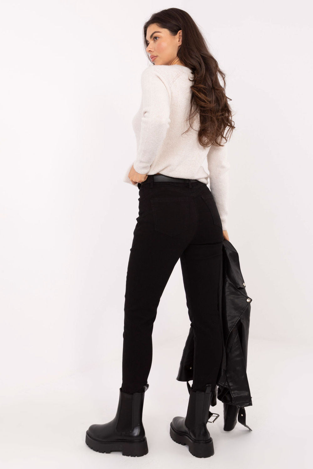 Chaussures à talons femme Factory Price Jean Jean — noir