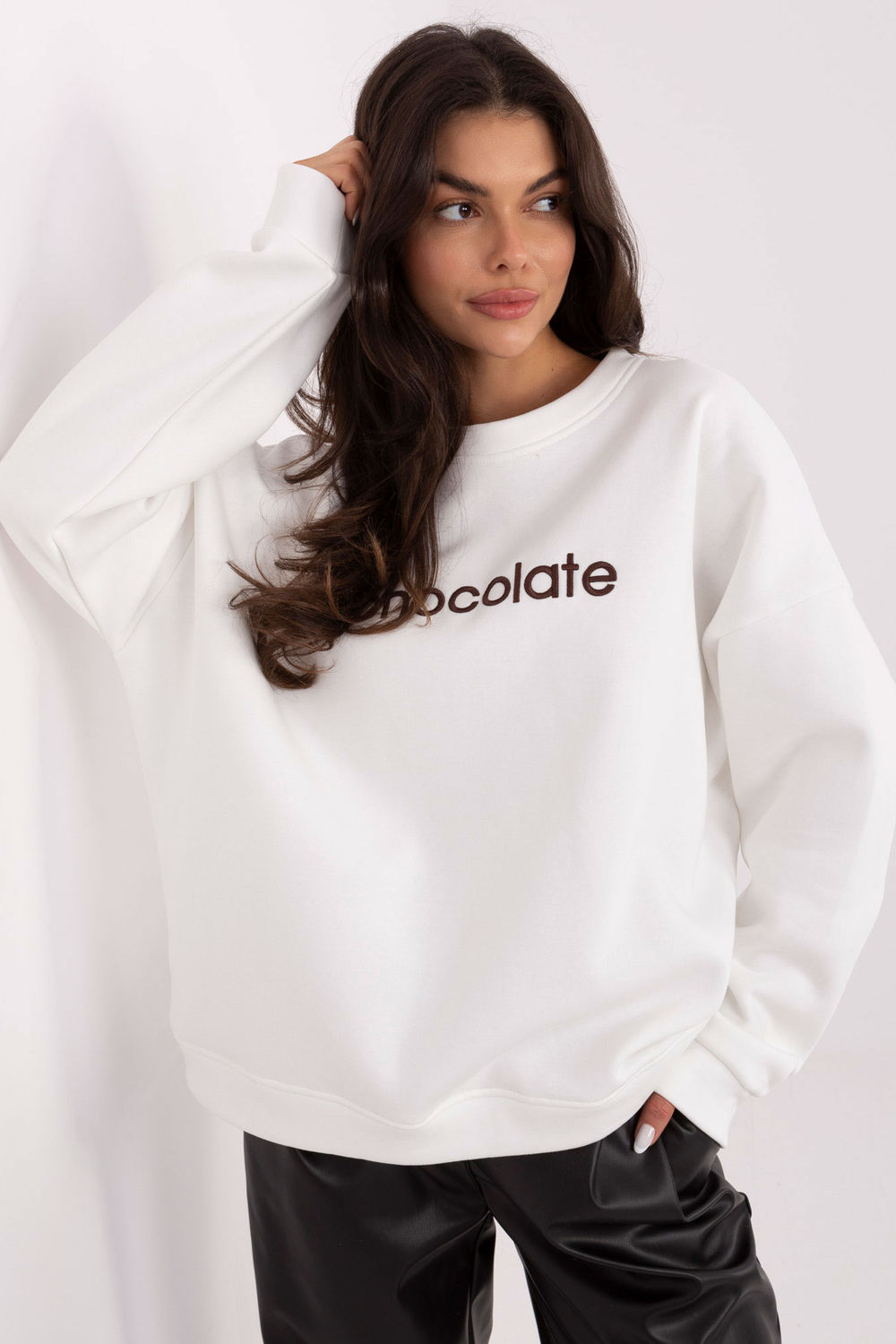 T-shirt femme Rue Paris Sweatshirt Sweatshirt — beige
