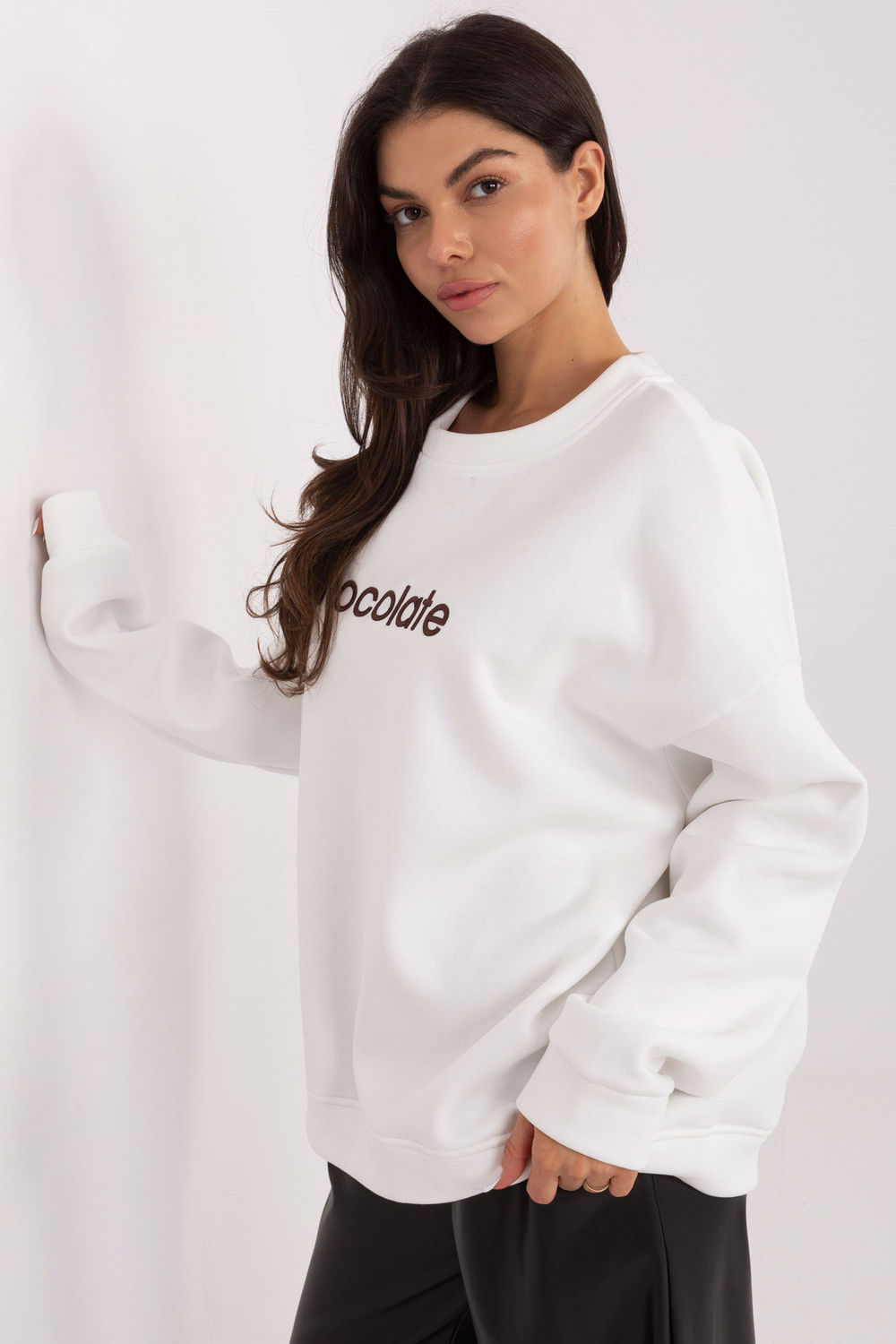 T-shirt femme Rue Paris Sweatshirt Sweatshirt — beige