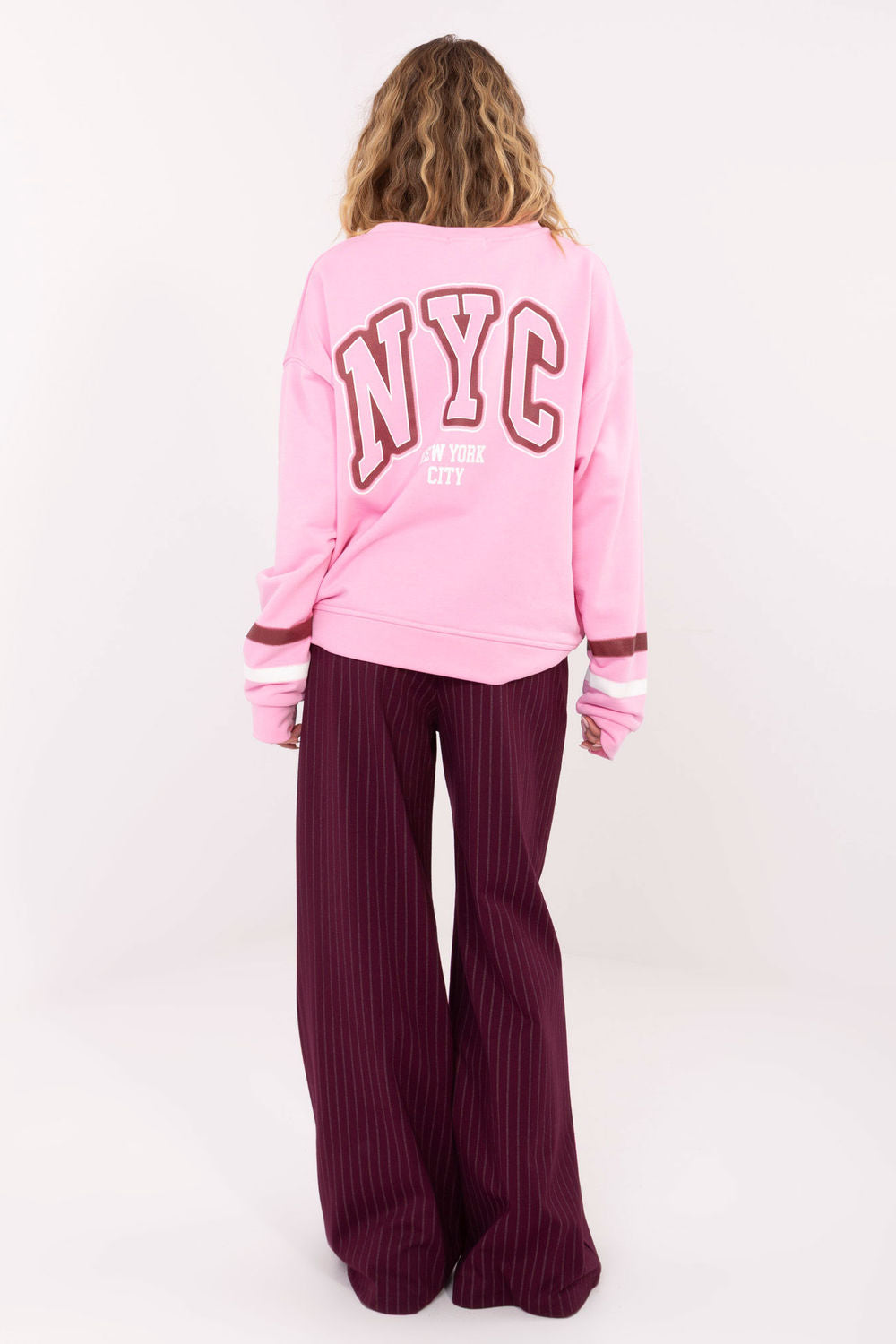T-shirt femme Factory Price Sweatshirt Sweatshirt — rosé