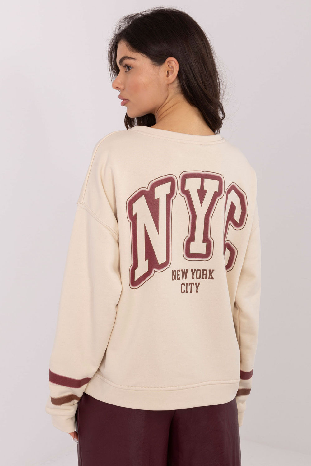 T-shirt femme Factory Price Sweatshirt Sweatshirt — beige