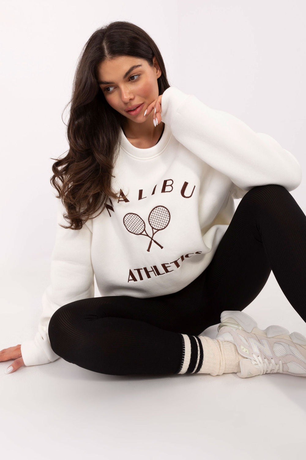 T-shirt femme Factory Price Sweatshirt Sweatshirt — beige