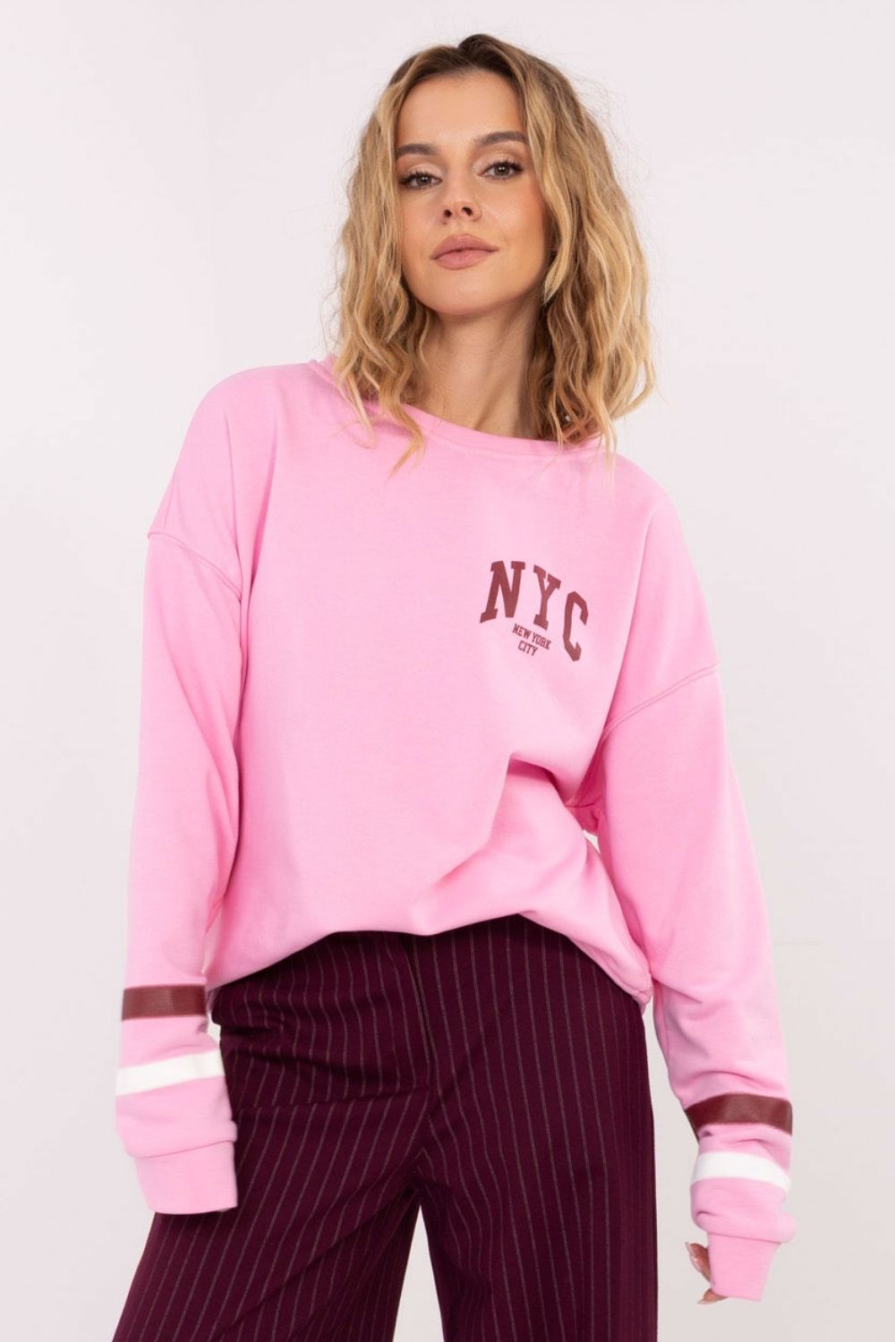 T-shirt femme Factory Price Sweatshirt Sweatshirt — rosé