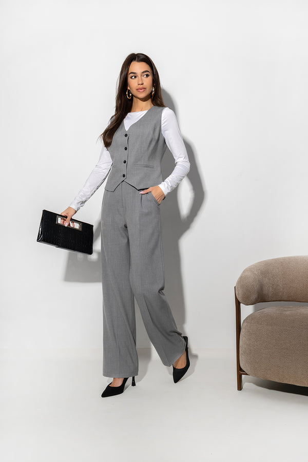 Chaussures à talons femme Cabba Pantalon Pantalon — gris