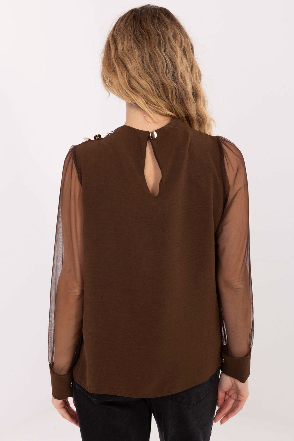 Blouse femme Italy Moda Chemisier Chemisier — brun