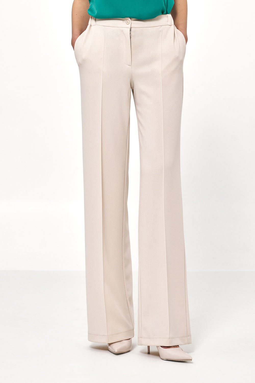 Chaussures à talons femme Nife Pantalon Pantalon — beige