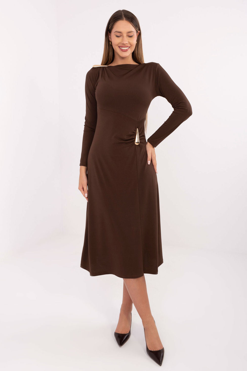 Robe femme Italy Moda De Jour De — brun