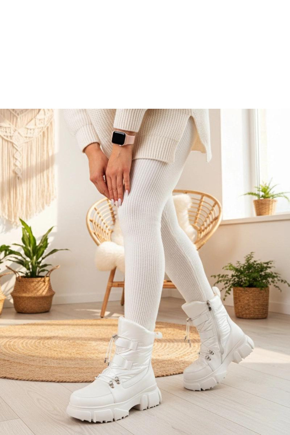 Bottes femme Solea De Neige De — blanc