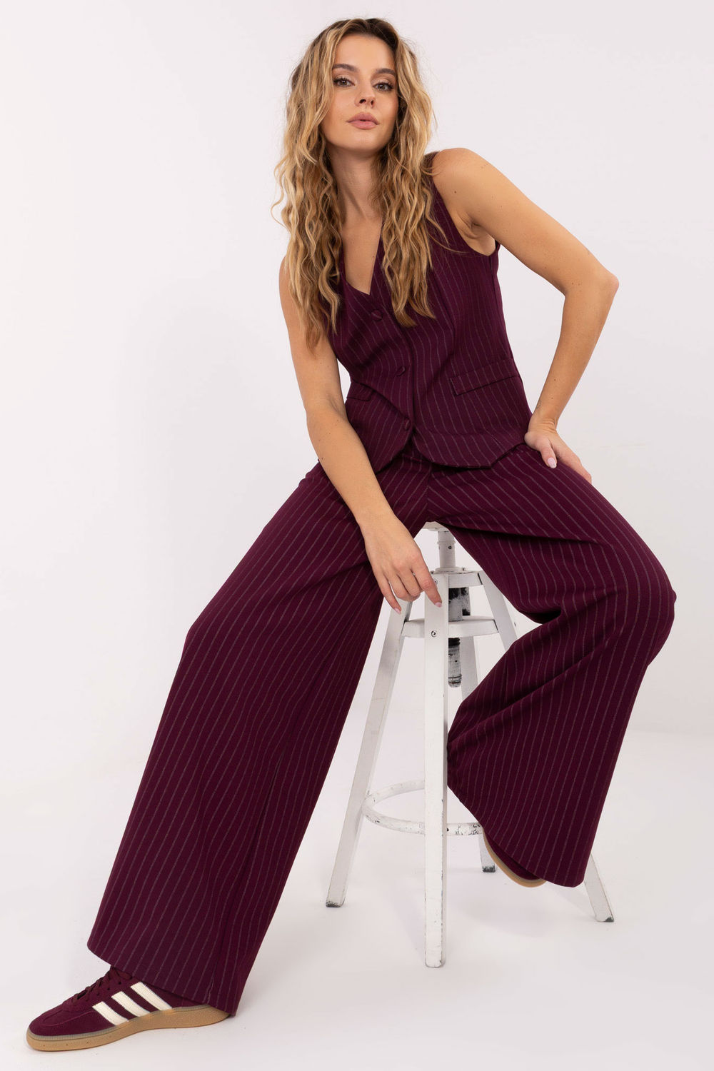 Chaussures à talons femme Rue Paris Pantalon Pantalon — rouge