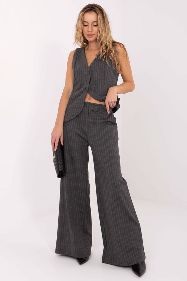 Chaussures à talons femme Rue Paris Pantalon Pantalon — gris