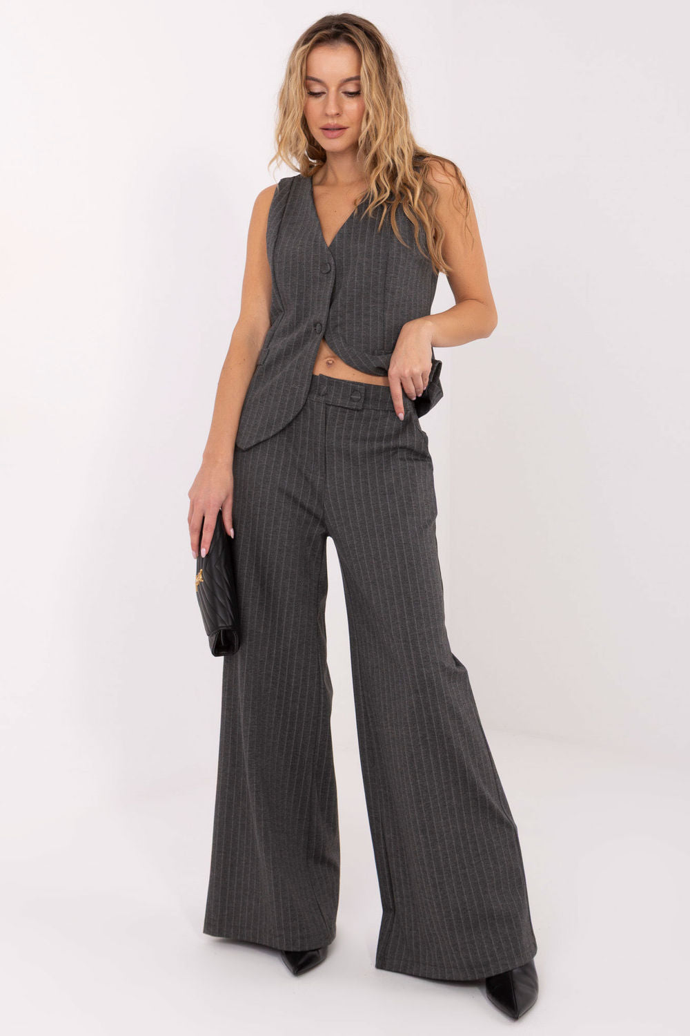 Chaussures à talons femme Rue Paris Pantalon Pantalon — gris