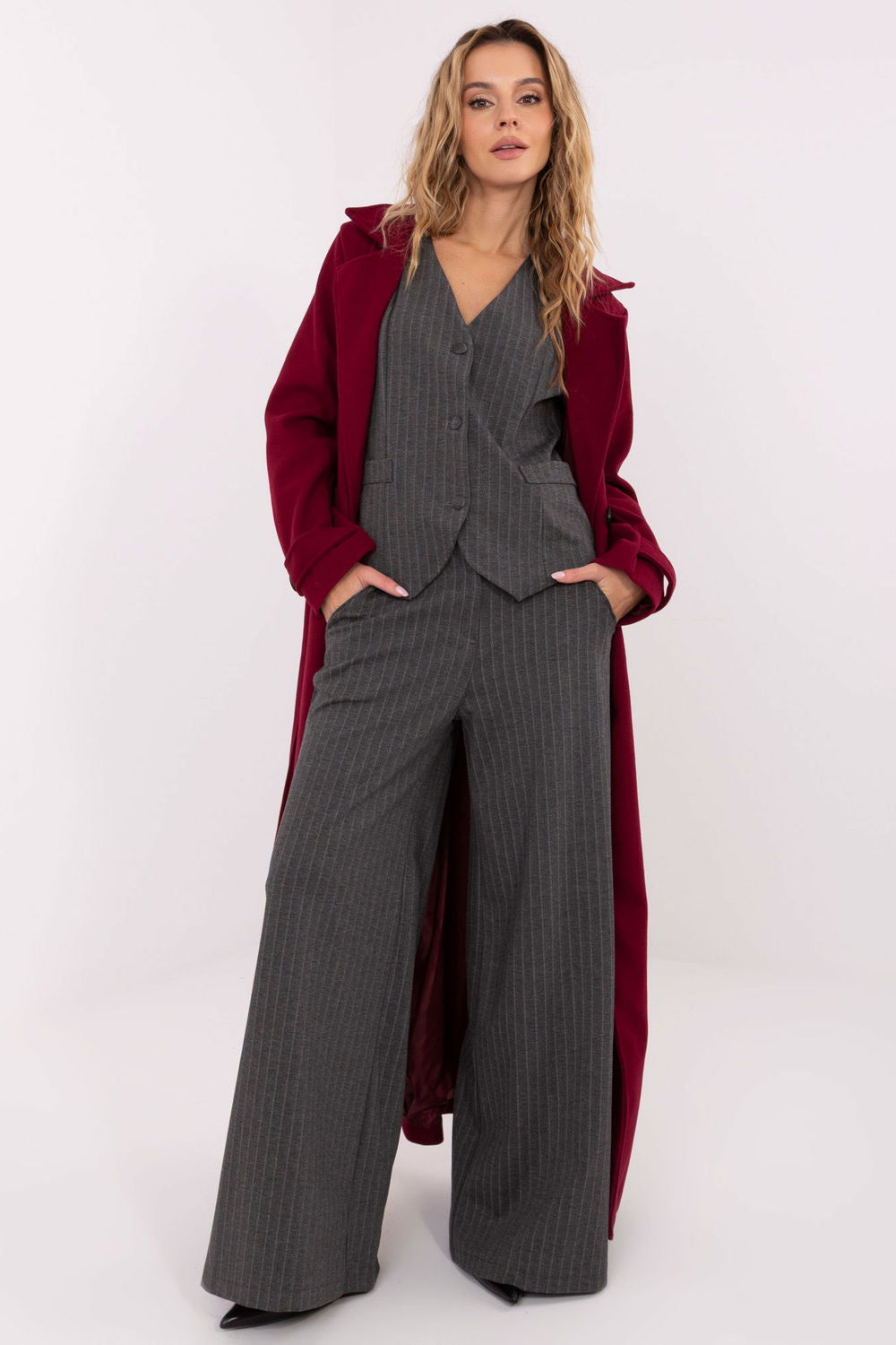 Chaussures à talons femme Rue Paris Pantalon Pantalon — gris