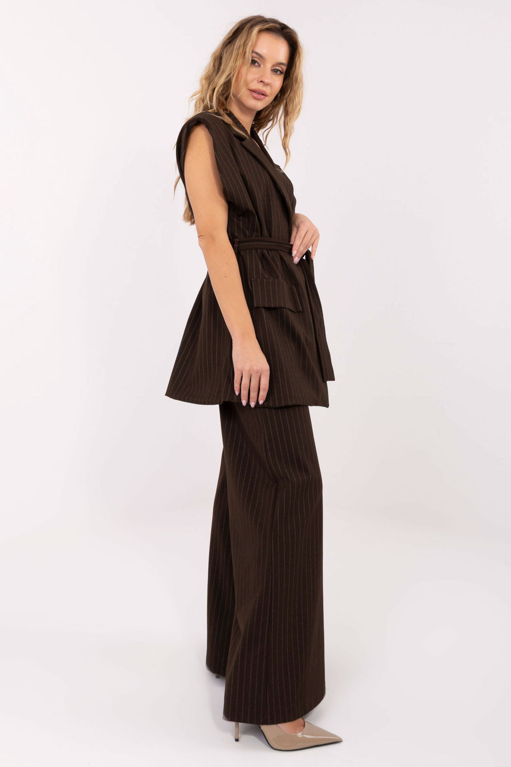 Gilet femme Rue Paris — brun