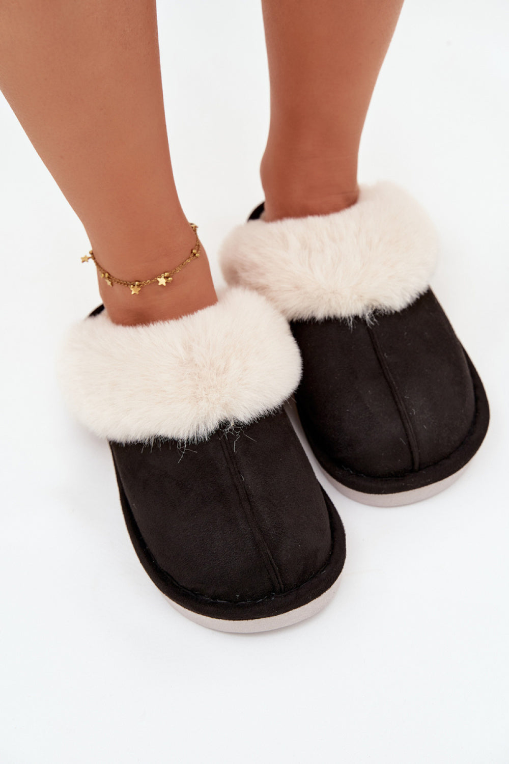 Pantalon femme Step in style Pantoufles Pantoufles — noir