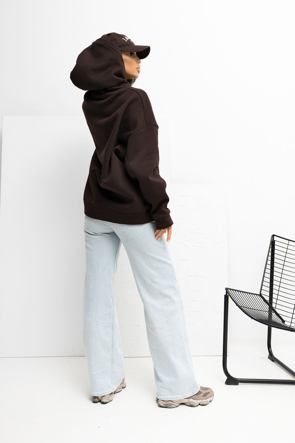 T-shirt femme Rue Paris Sweatshirt Sweatshirt — brun