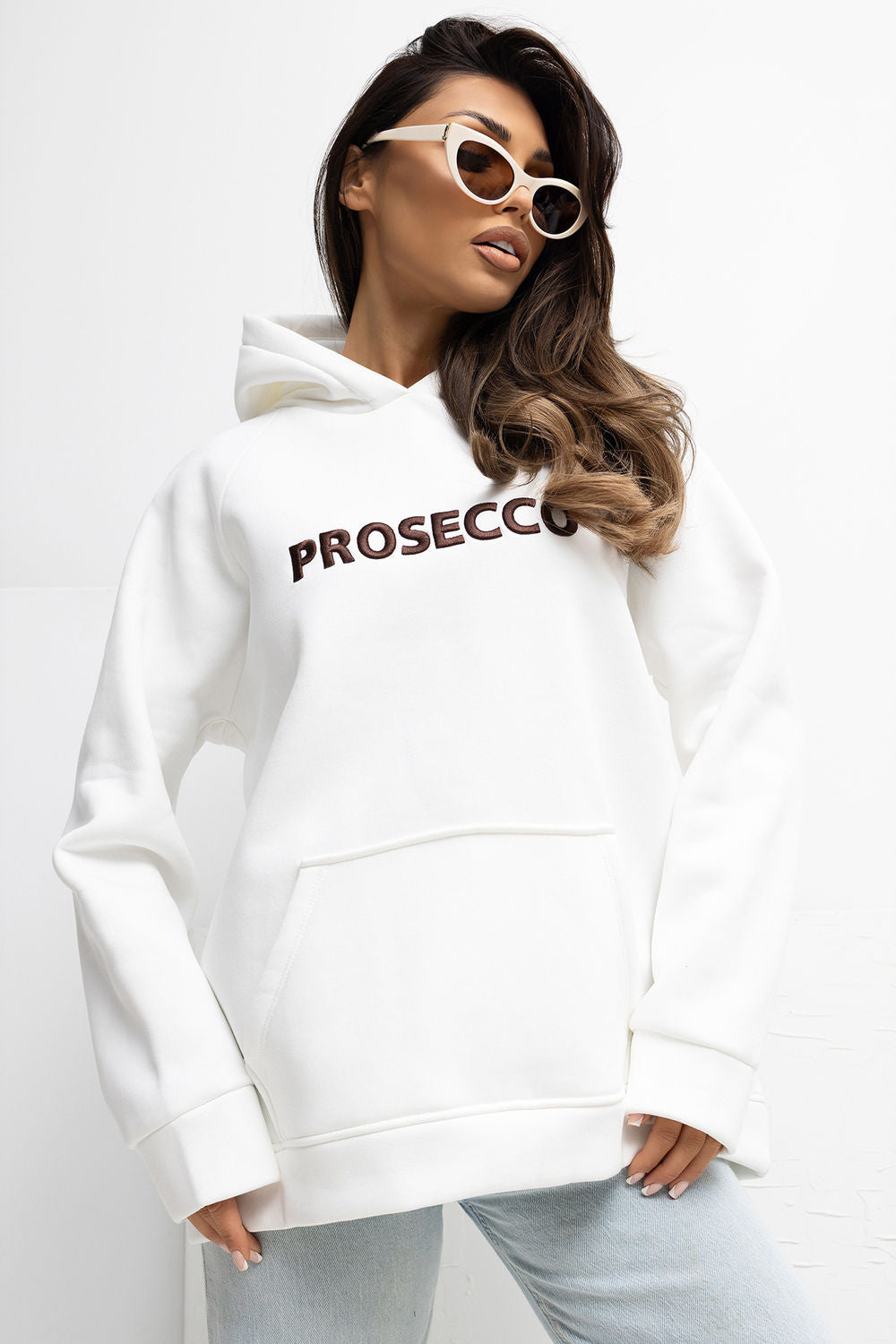 T-shirt femme Rue Paris Sweatshirt Sweatshirt — beige