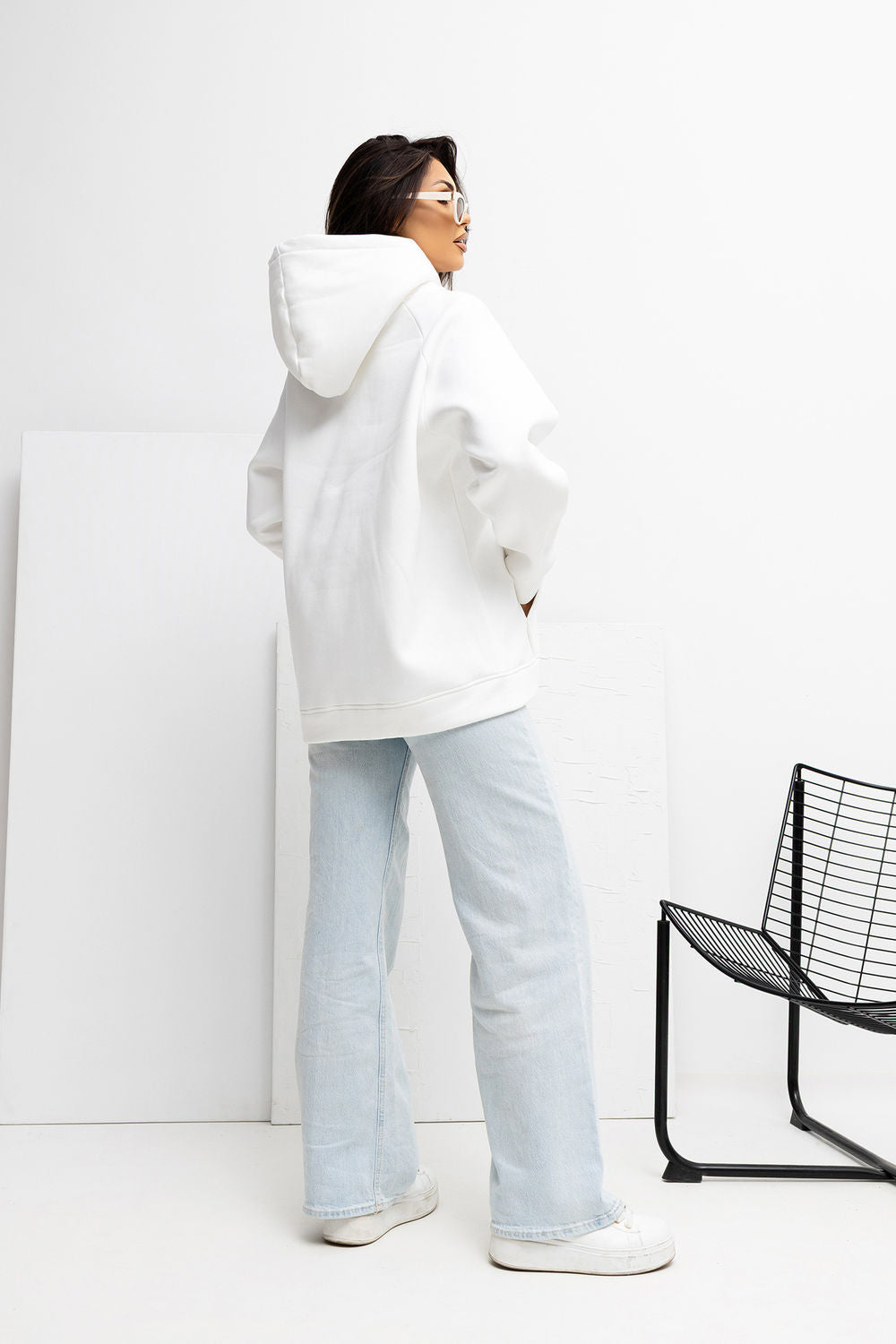 T-shirt femme Rue Paris Sweatshirt Sweatshirt — beige