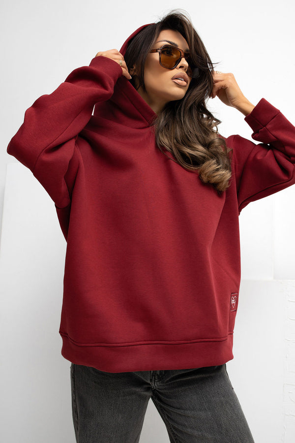 T-shirt femme Rue Paris Sweatshirt Sweatshirt — rouge