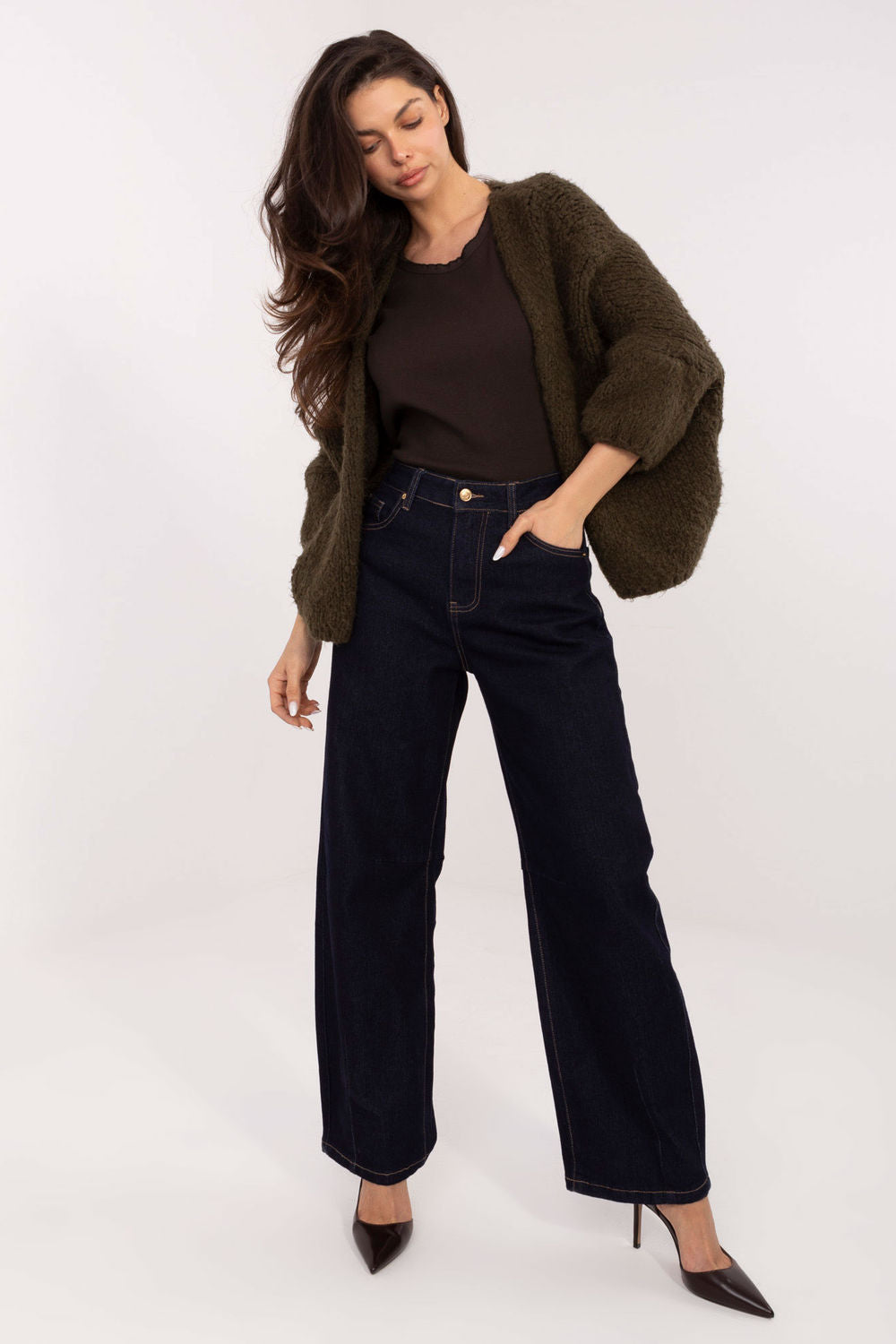 Blouse femme Factory Price Chemisier Chemisier — brun