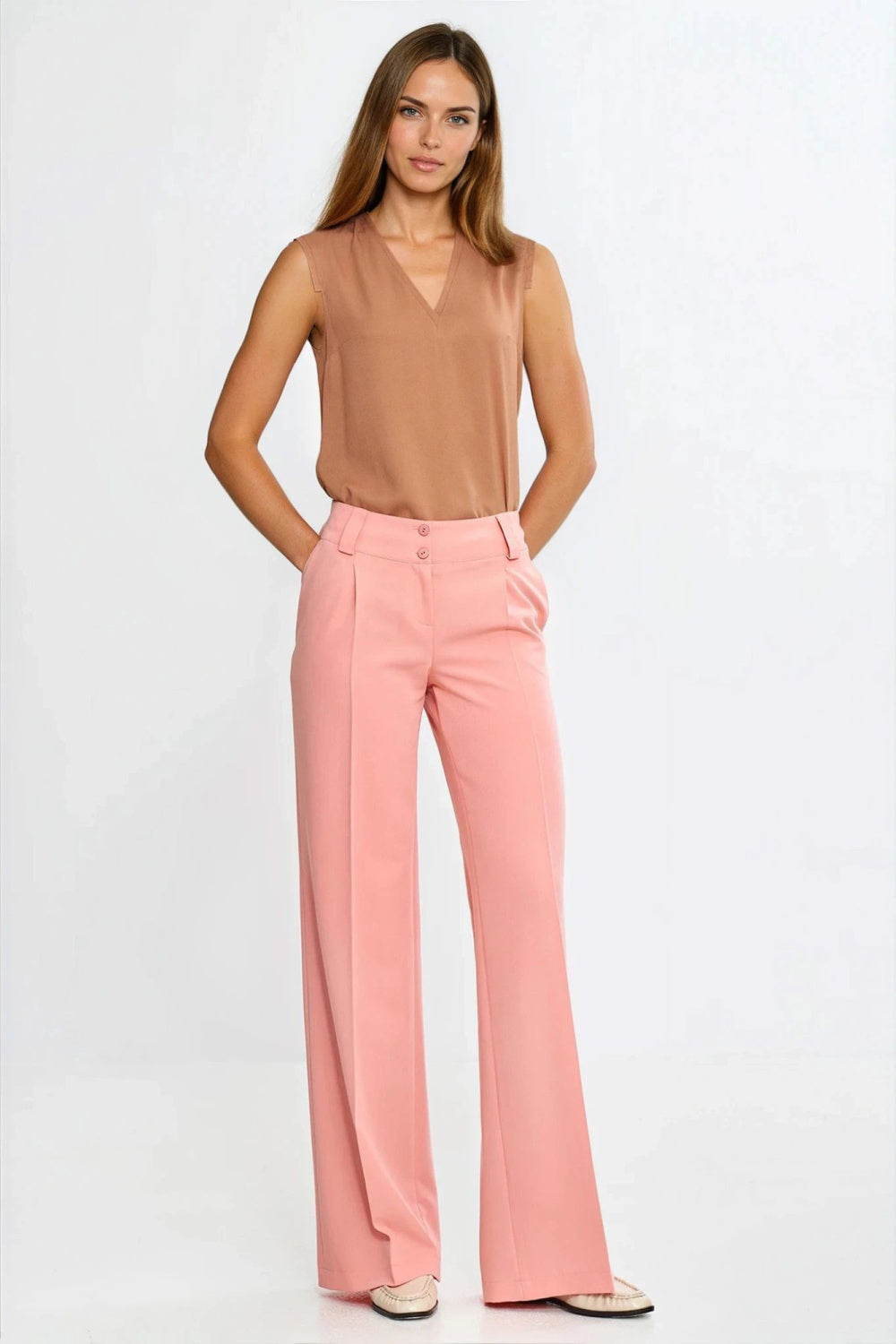 Blouse femme Nife Chemisier Chemisier — brun