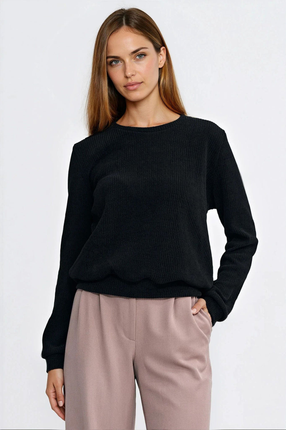 T-shirt femme Nife Sweatshirt Sweatshirt — noir