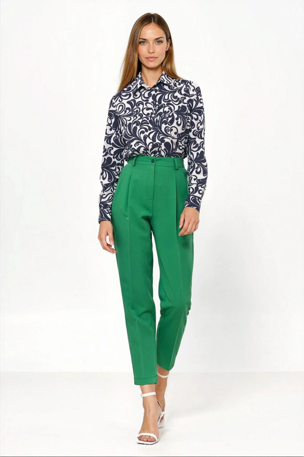Chaussures à talons femme Nife Pantalon Pantalon — vert