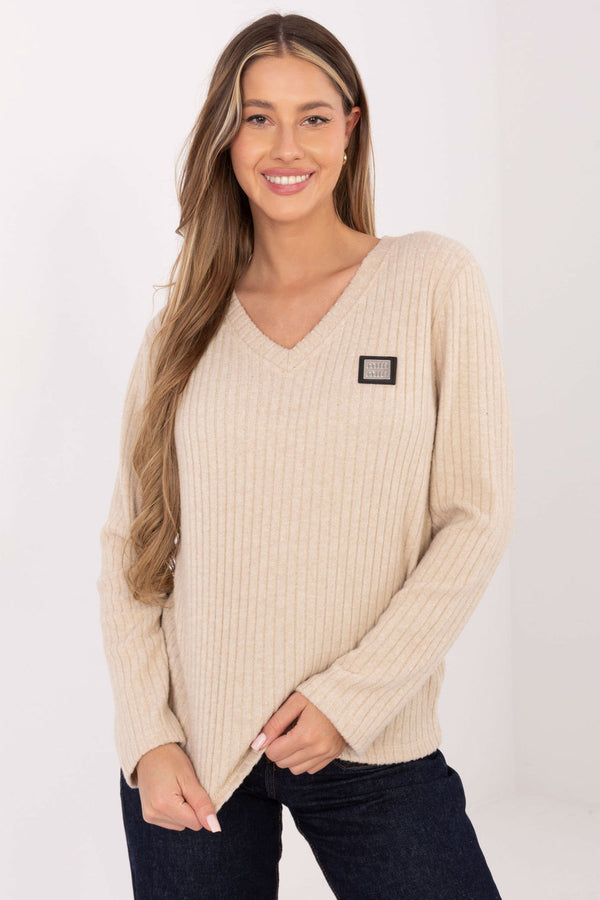 Pull femme Relevance Chandail Chandail — beige
